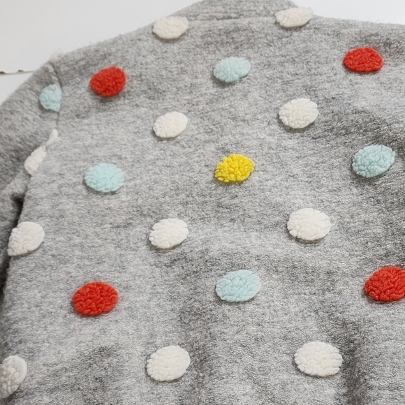 Disney Boys 3D Polka Dot Pom Pom Dumbo Timothy Mouse Bomber Jacket Size 5t RARE - Picture 10 of 10